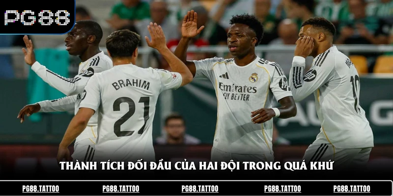 Thành tích đối đầu của hai đội trong quá khứ